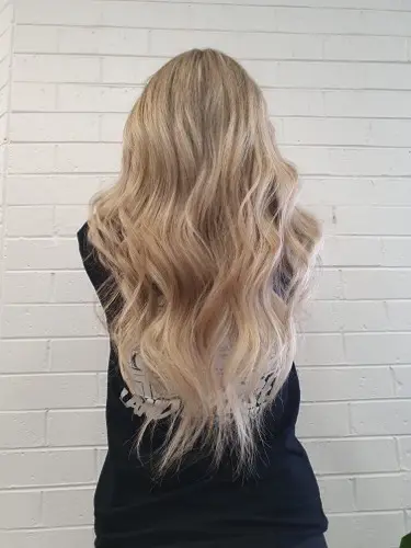 Textured waves and beach hair Byron Bay