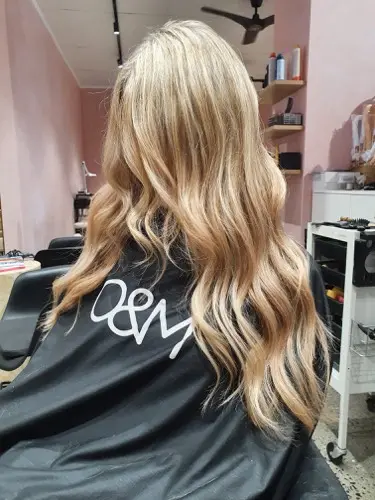 Luxury hair treatment and finish at Byron Beauty Bar