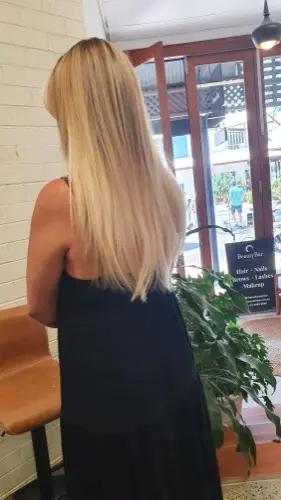 Curly hair styling and treatment Byron Bay