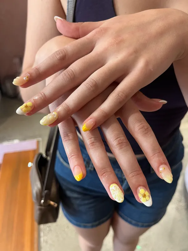 Nail art at Byron Beauty Bar